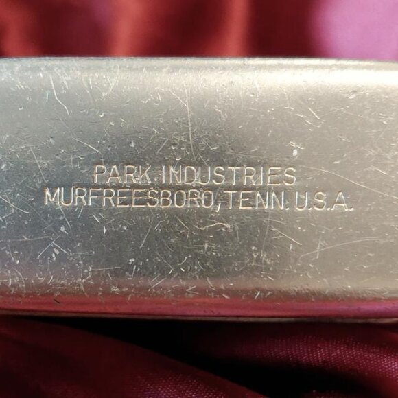 Vintage  Aluminum Cigarette Case - Picture 2 of 5